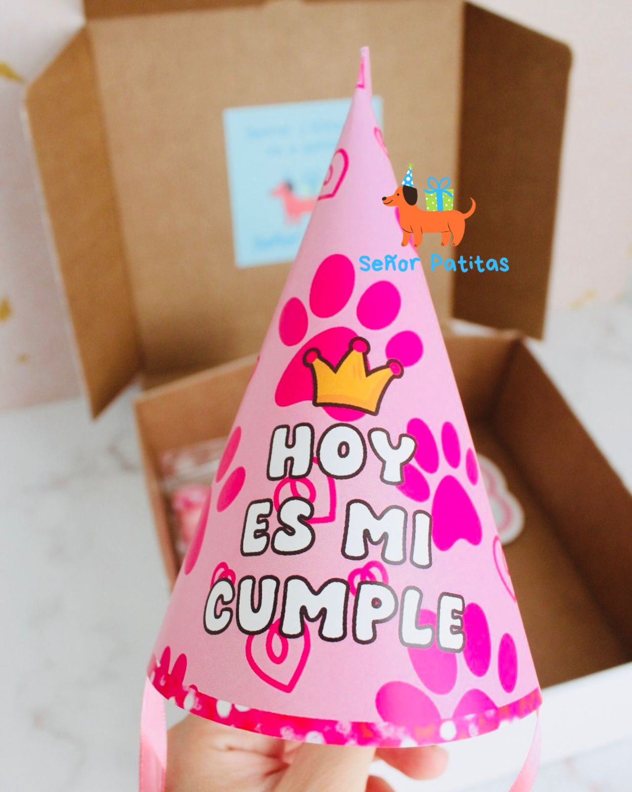 Kit Deco Señor Patitas Rosa