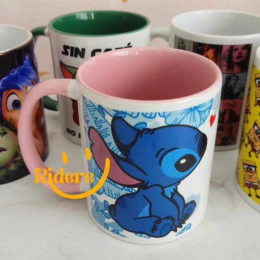 Taza Stitch Enamorado