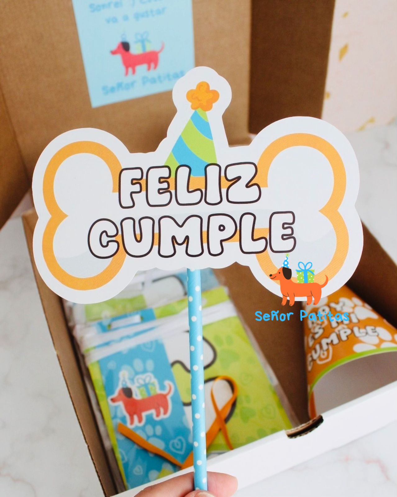 Kit Deco Señor Patitas