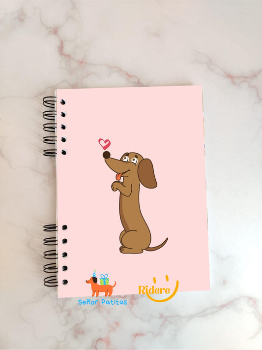 Anotador Perro Salchicha Enamorado